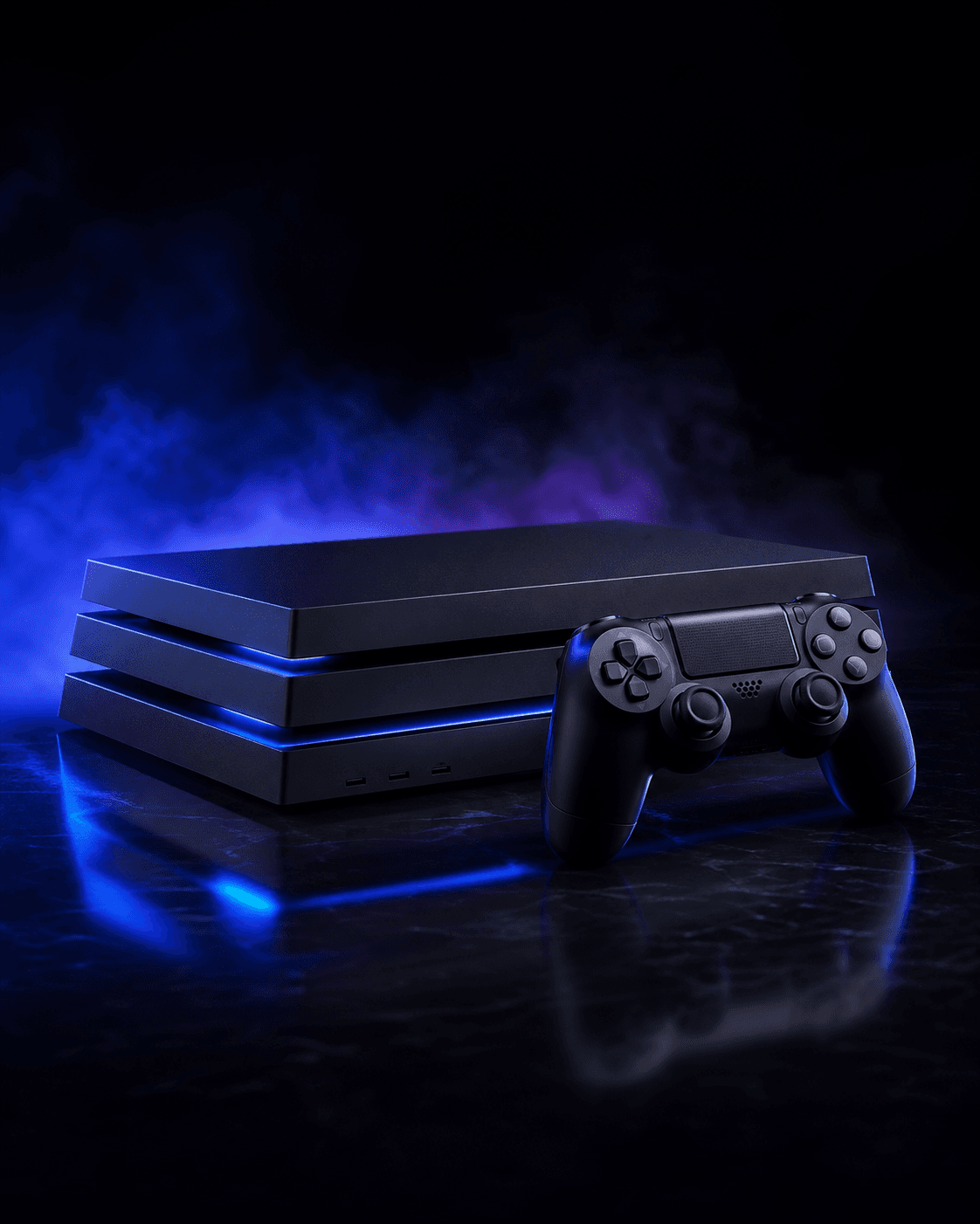 PS4 Pro console render