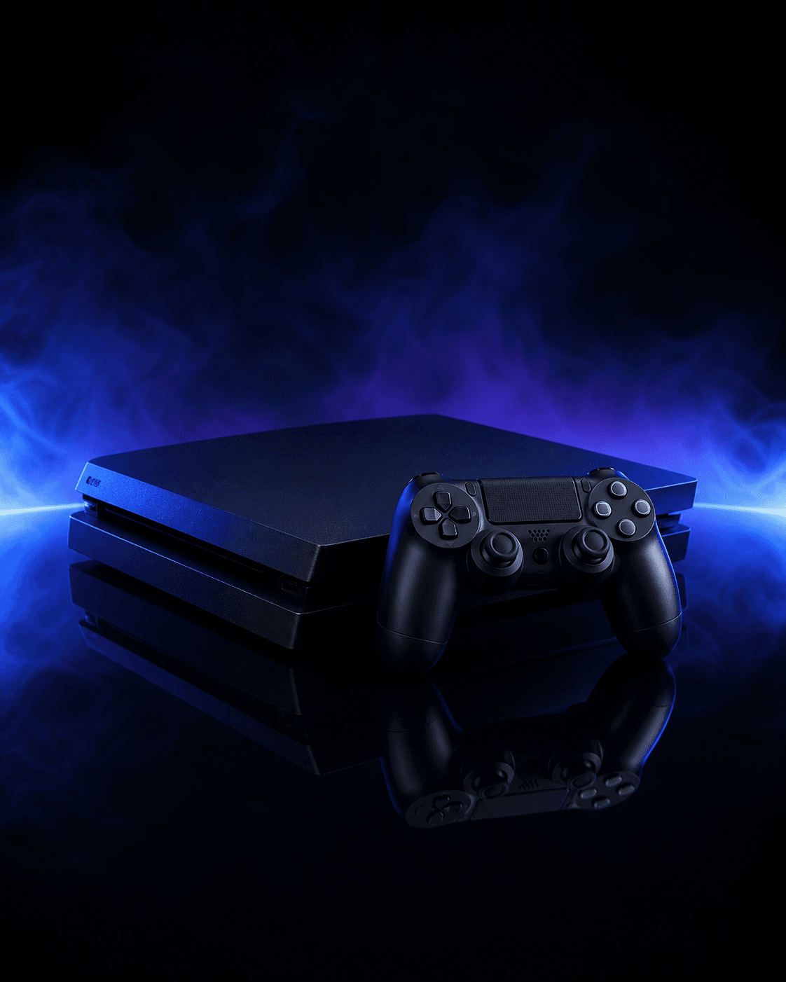 PS4 Slim console render